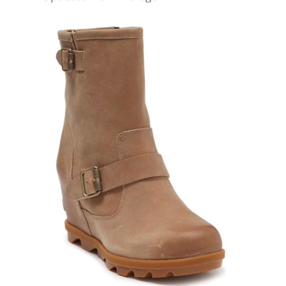 SOREL JOAN Of ARTIC WEDGE II Sandy Tan Boot All sizes - Picture 8 of 8